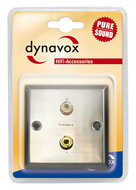 Audio Dynavox LS wandplaat metaal - 2 voudig